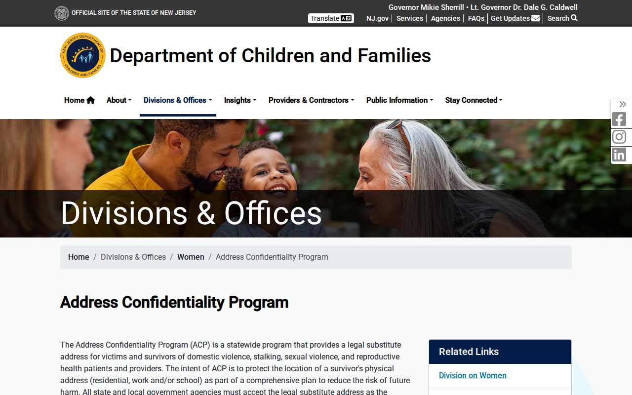 Union County neighbors Address Confidentiality Program privacy information
